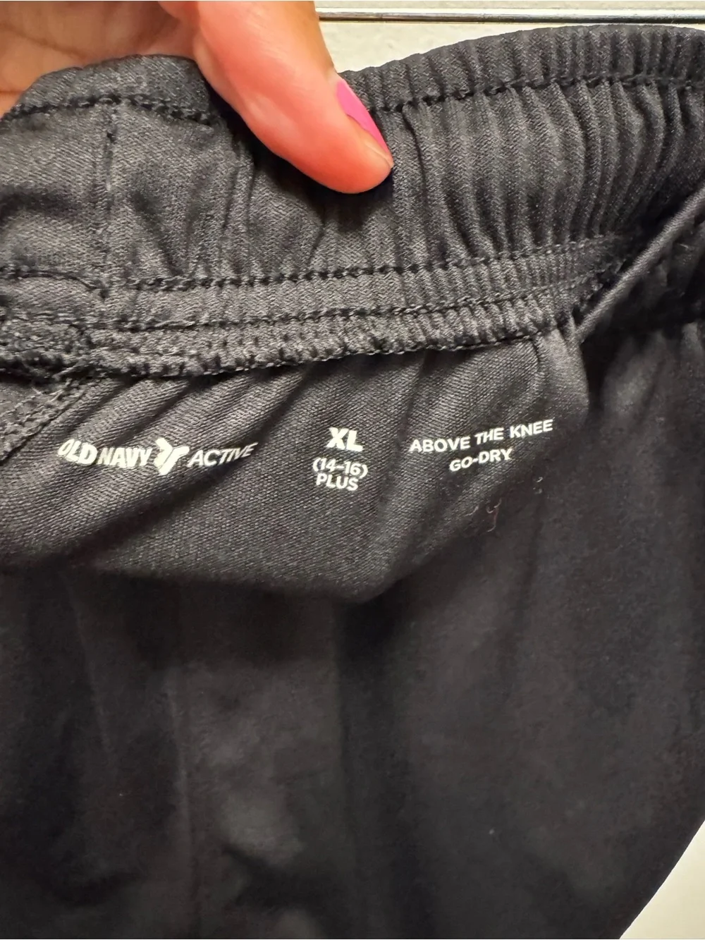 Youth Old Navy Black Athletic Shorts — plus